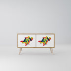 FUTURE SIGN Συμπαγές έπιπλο τηλεόρασης 2-θυρών