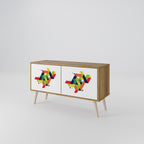 FUTURE SIGN Compact 2-Door TV Cabinet