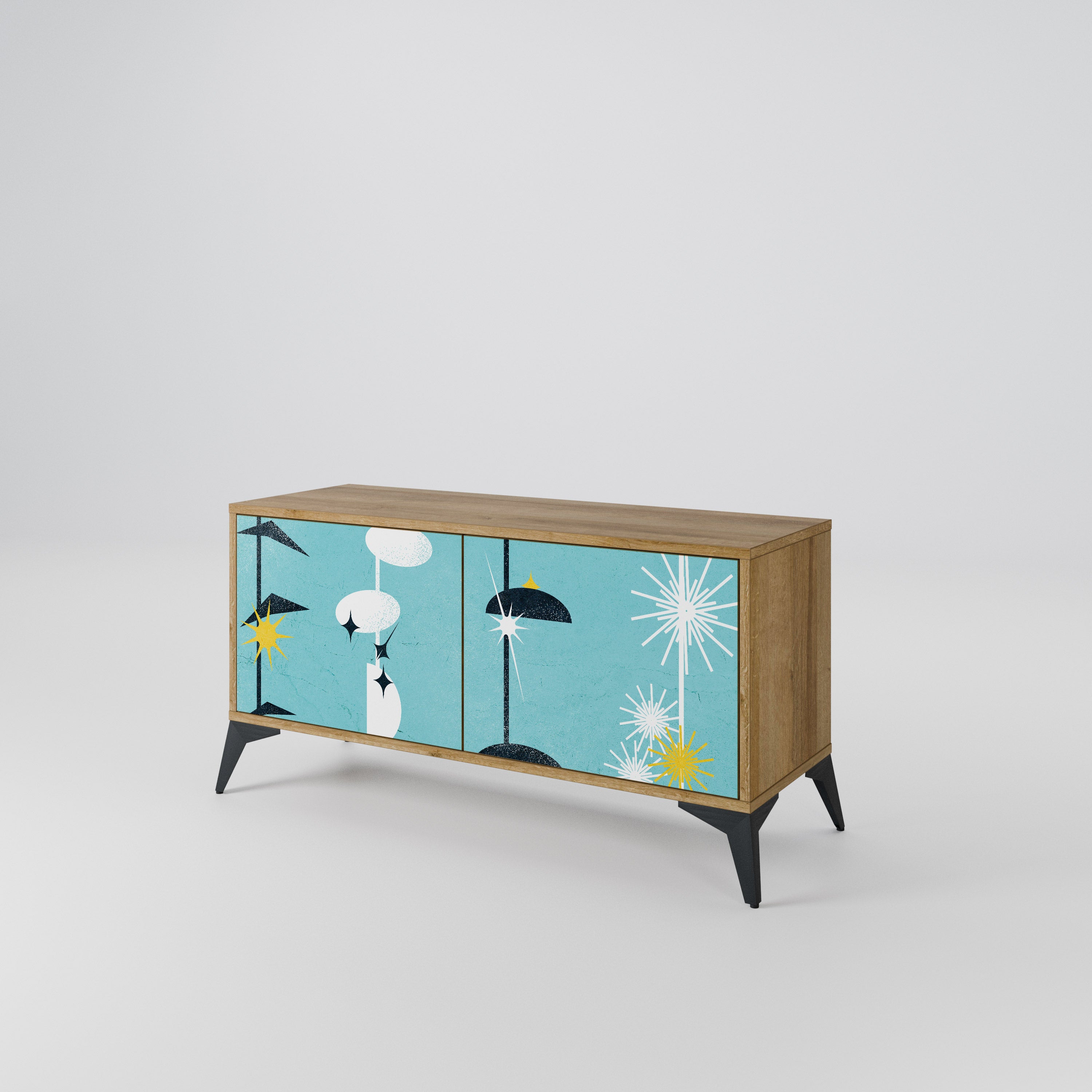 PATHS TO HAPPINESS Συμπαγές έπιπλο τηλεόρασης 2-θυρών