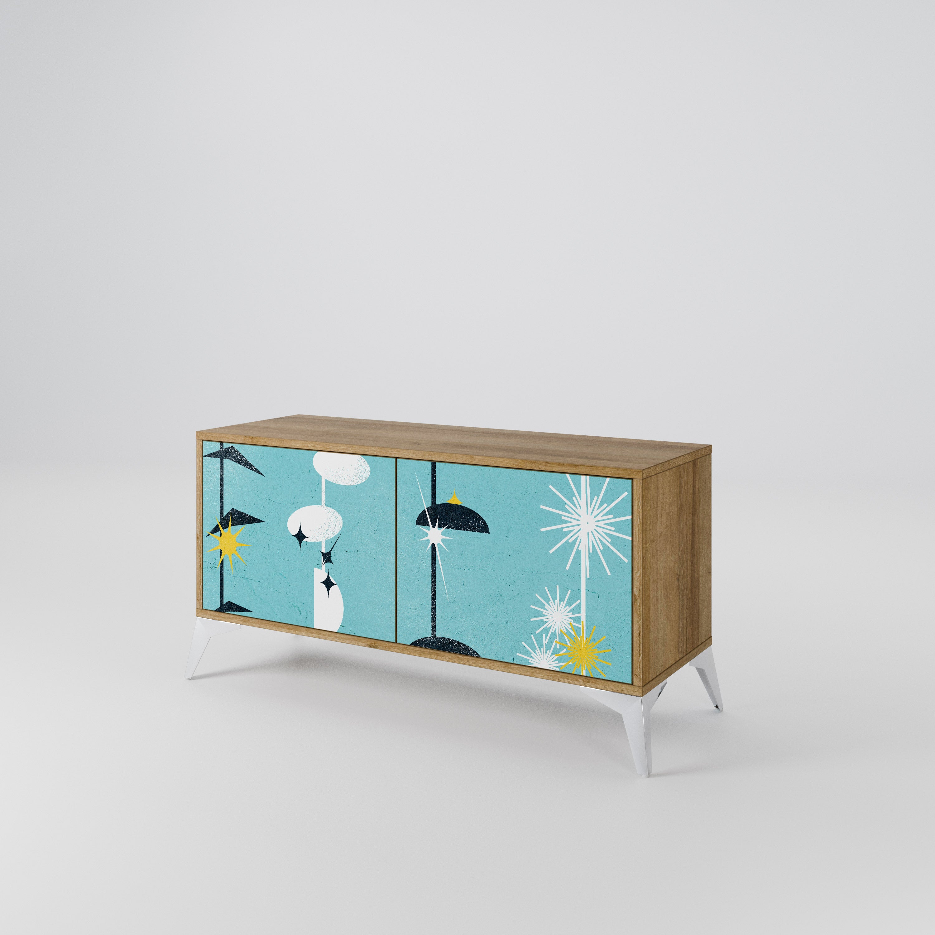 PATHS TO HAPPINESS Συμπαγές έπιπλο τηλεόρασης 2-θυρών