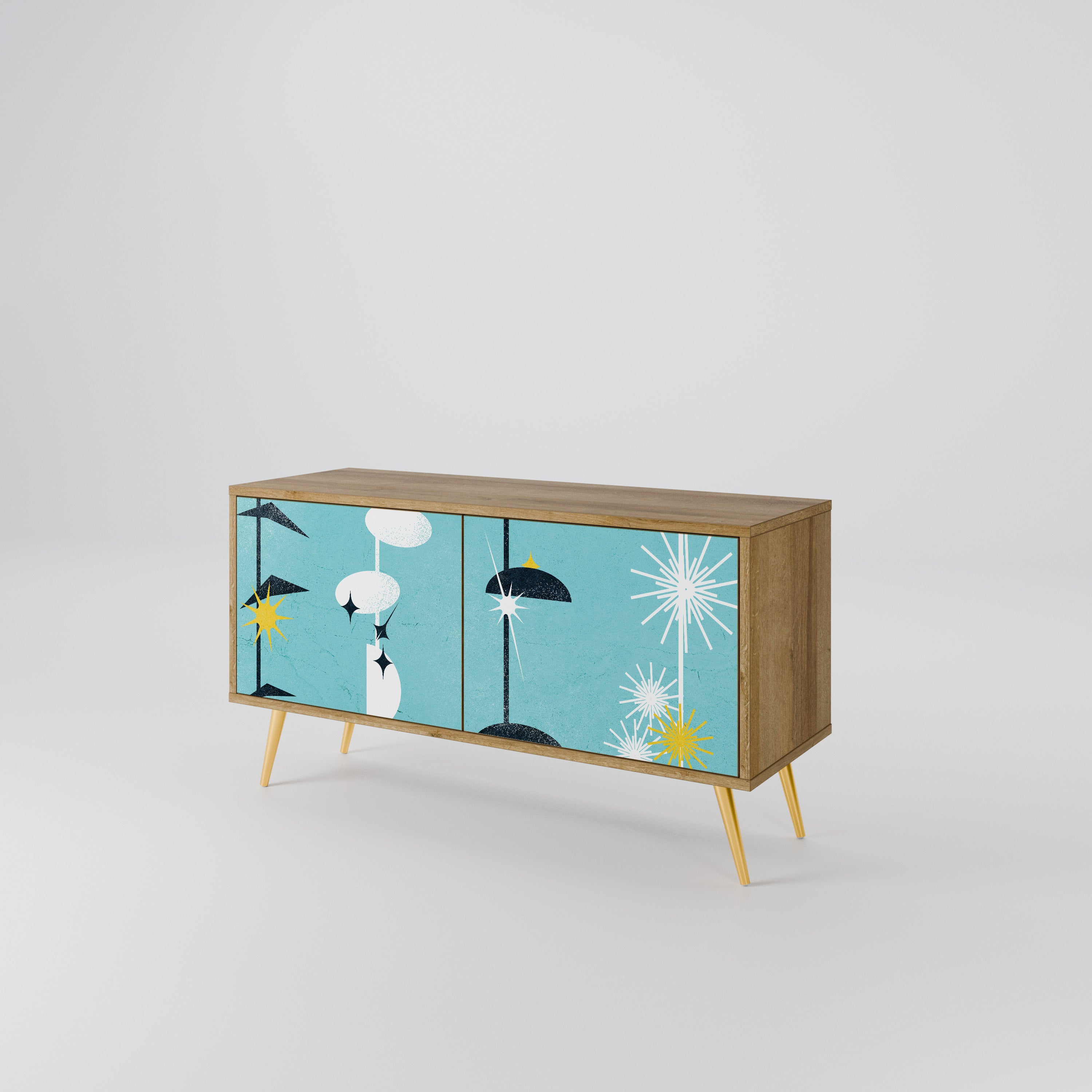 PATHS TO HAPPINESS Συμπαγές έπιπλο τηλεόρασης 2-θυρών