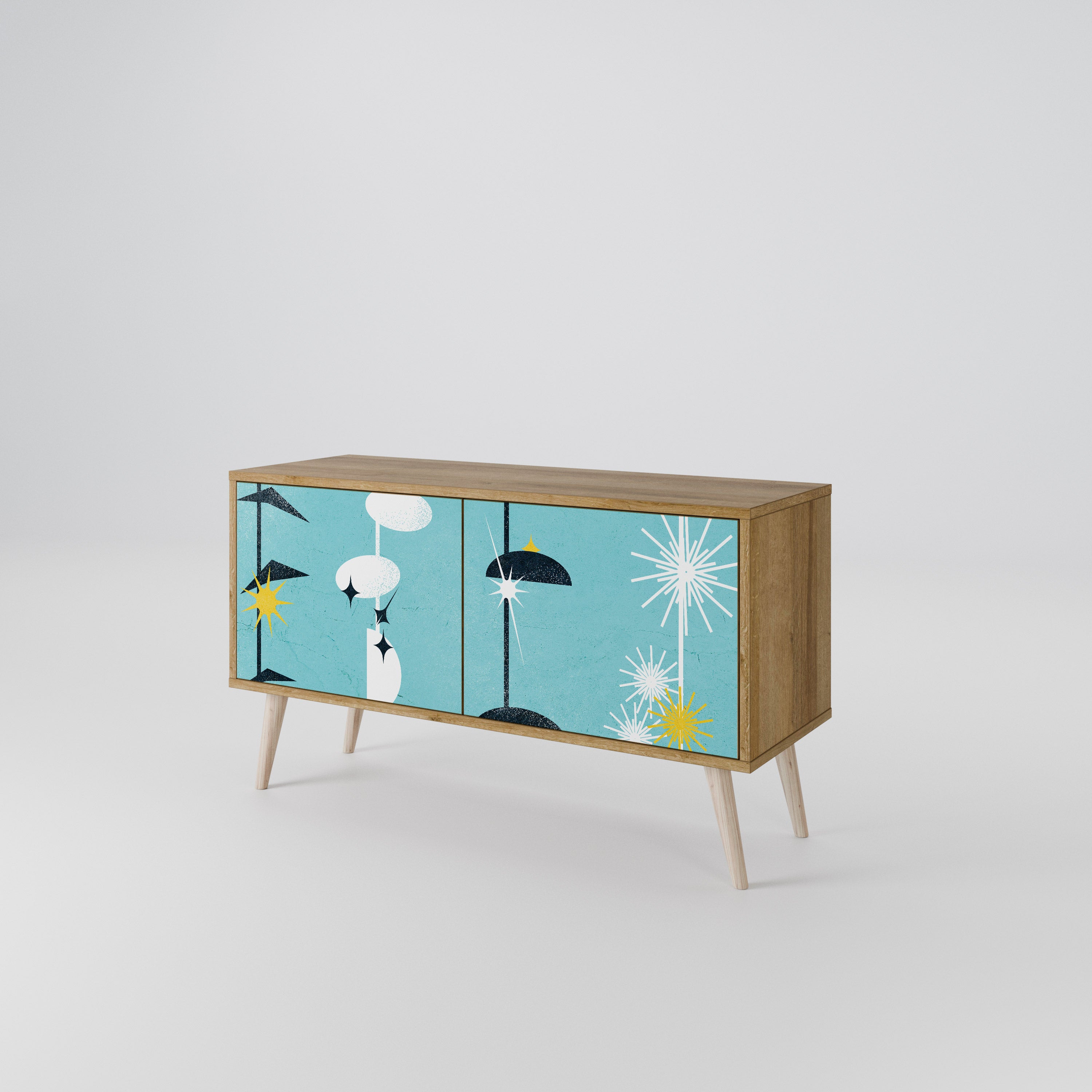 PATHS TO HAPPINESS Συμπαγές έπιπλο τηλεόρασης 2-θυρών