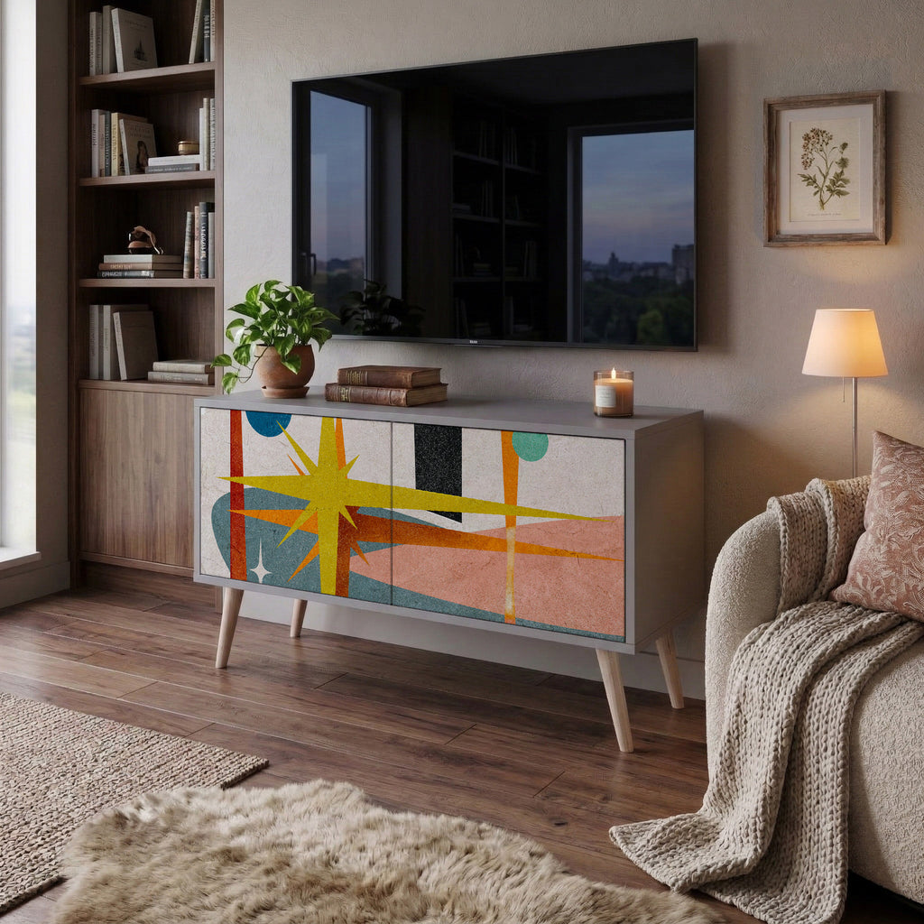 INTERSTELLAR VIBES Compact 2-Door TV Cabinet