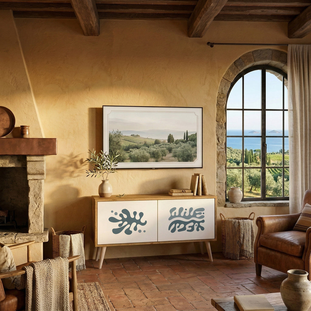 WONDERLAND VEGETATION Compact 2-Door TV Cabinet