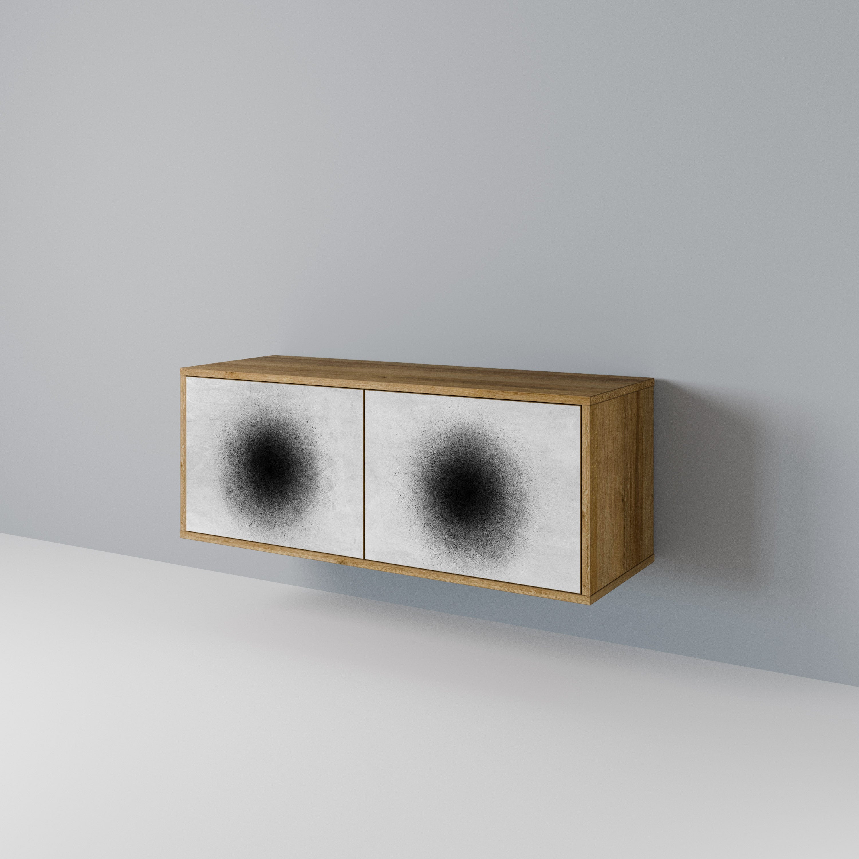 BLACK HOLE Συμπαγές έπιπλο τηλεόρασης 2-θυρών