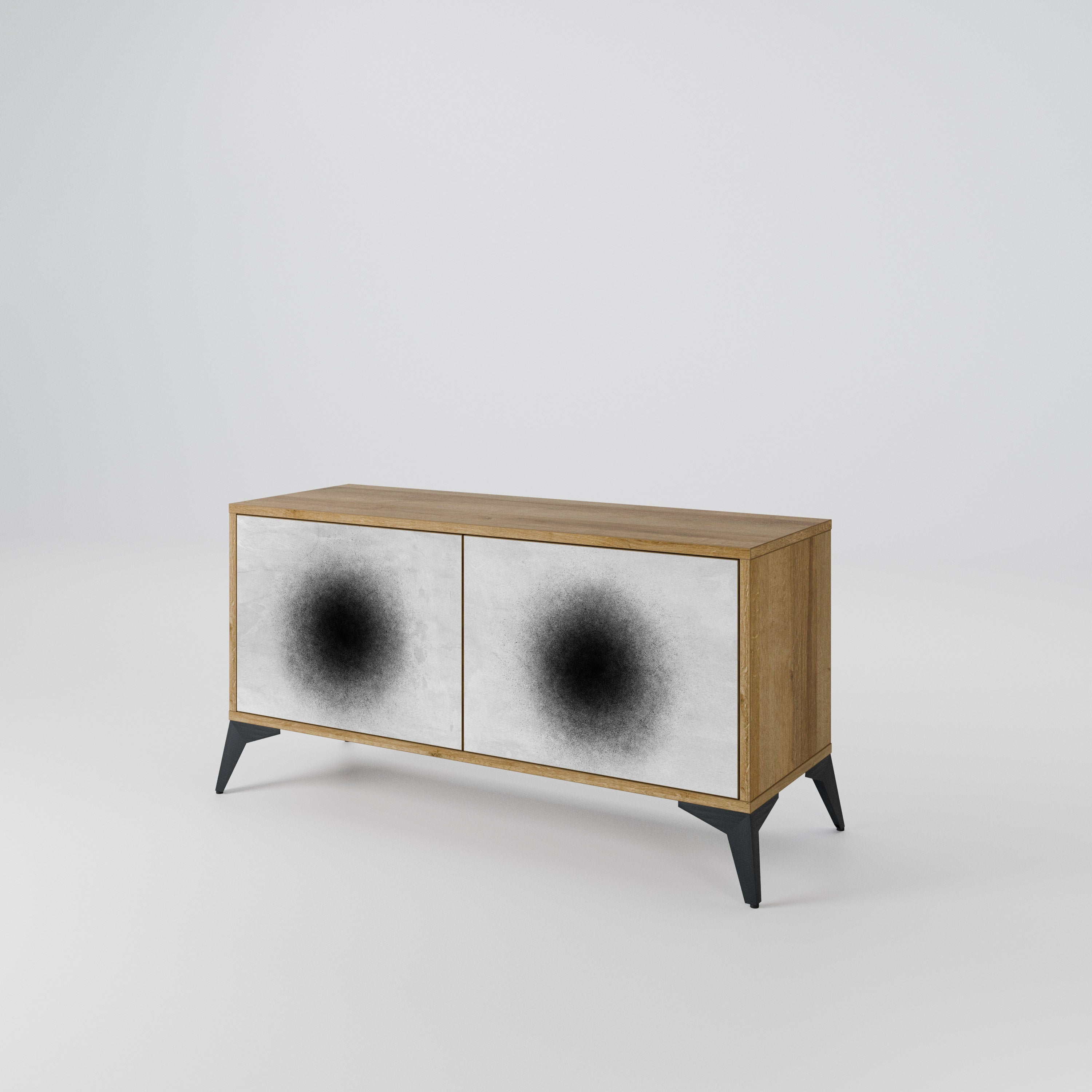 BLACK HOLE Συμπαγές έπιπλο τηλεόρασης 2-θυρών