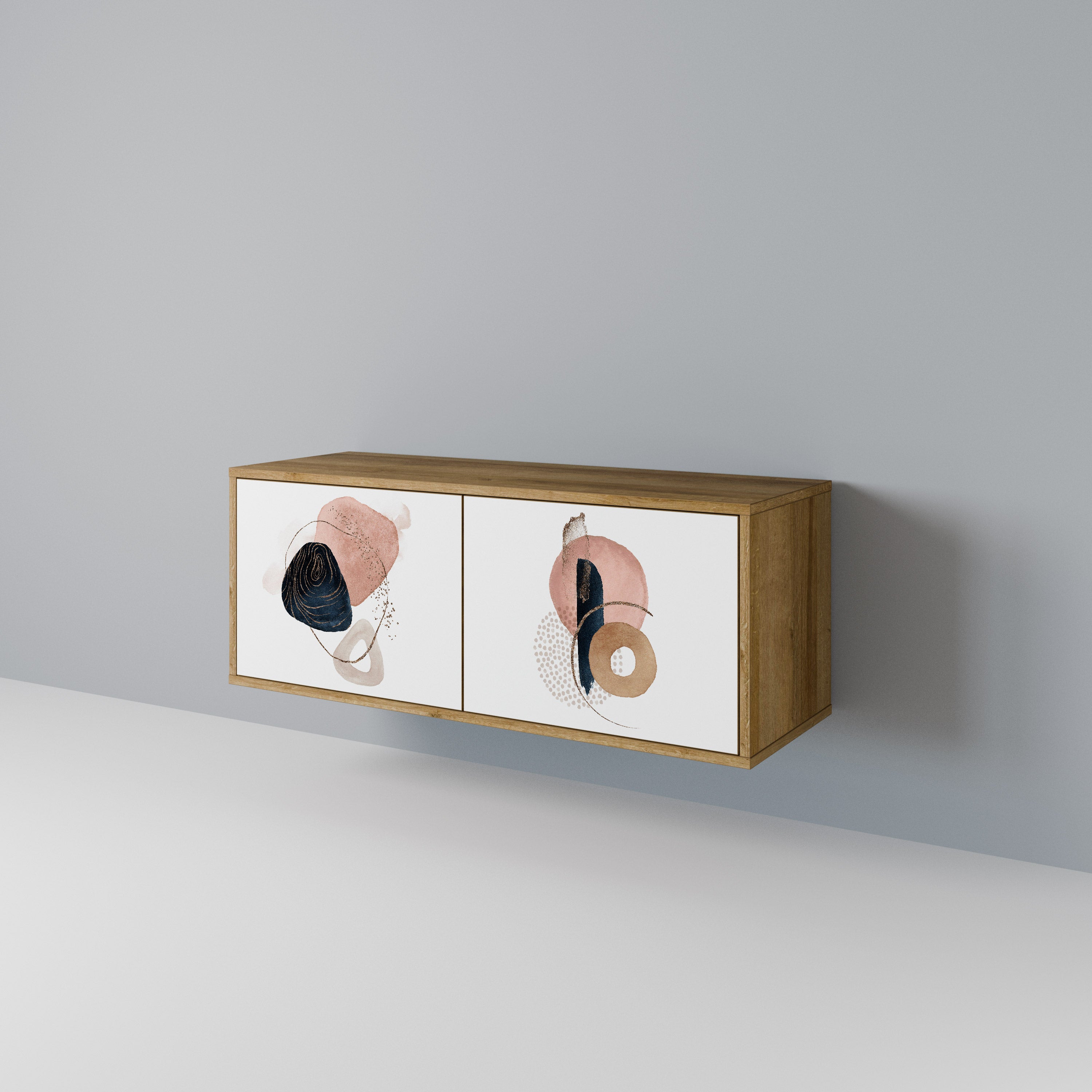 COLORFUL SHAPES Συμπαγές έπιπλο τηλεόρασης 2-θυρών