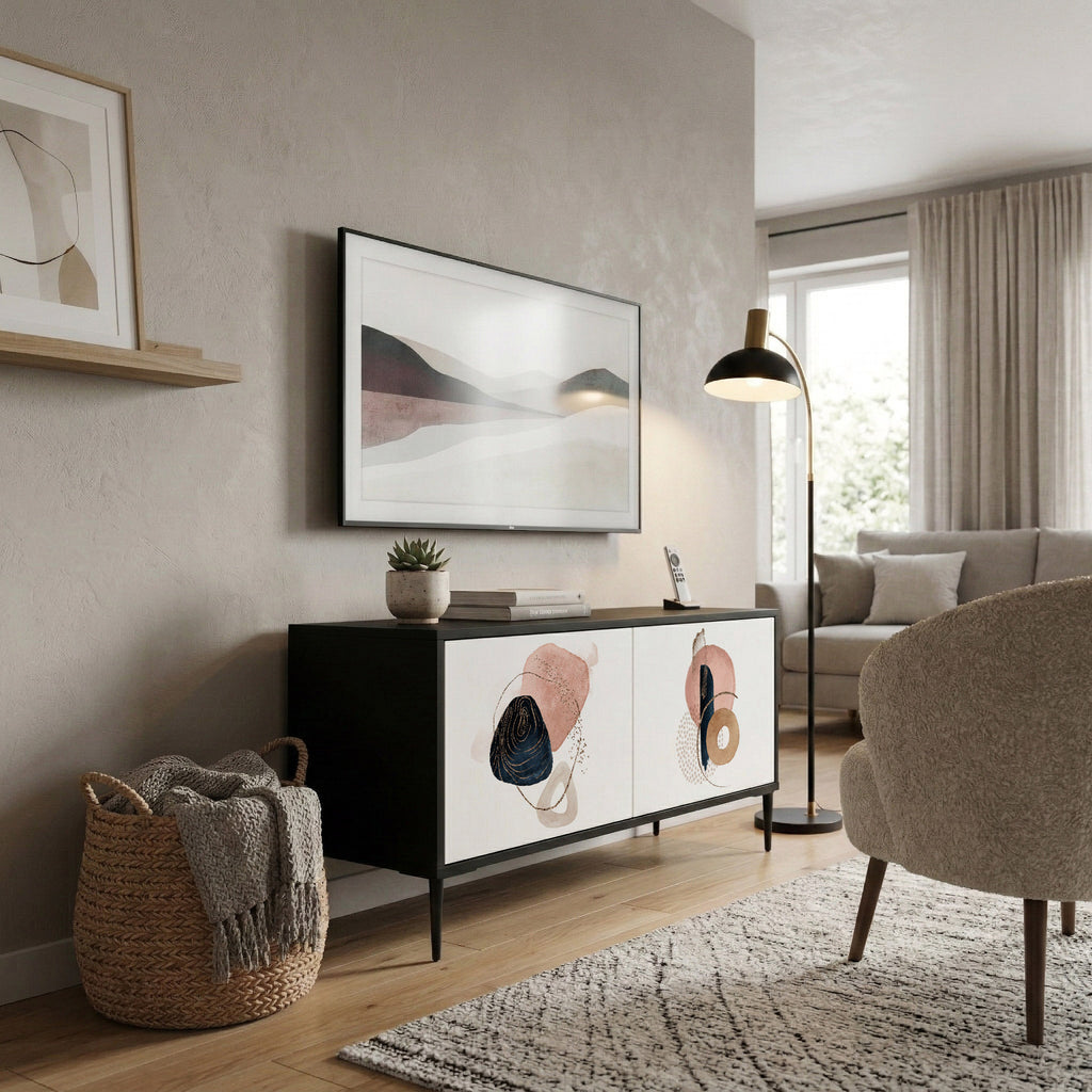 COLORFUL SHAPES Συμπαγές έπιπλο τηλεόρασης 2-θυρών