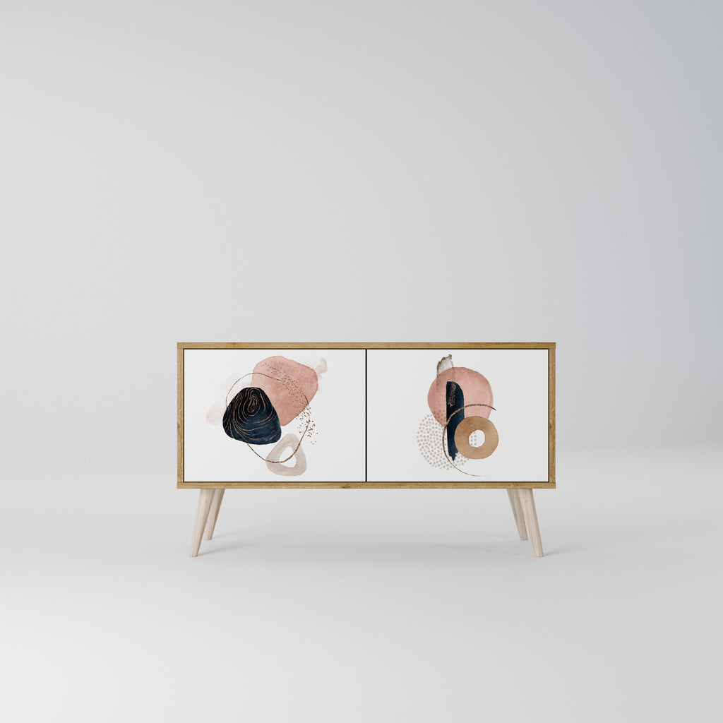 COLORFUL SHAPES Συμπαγές έπιπλο τηλεόρασης 2-θυρών