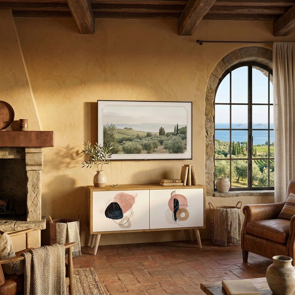 COLORFUL SHAPES Συμπαγές έπιπλο τηλεόρασης 2-θυρών