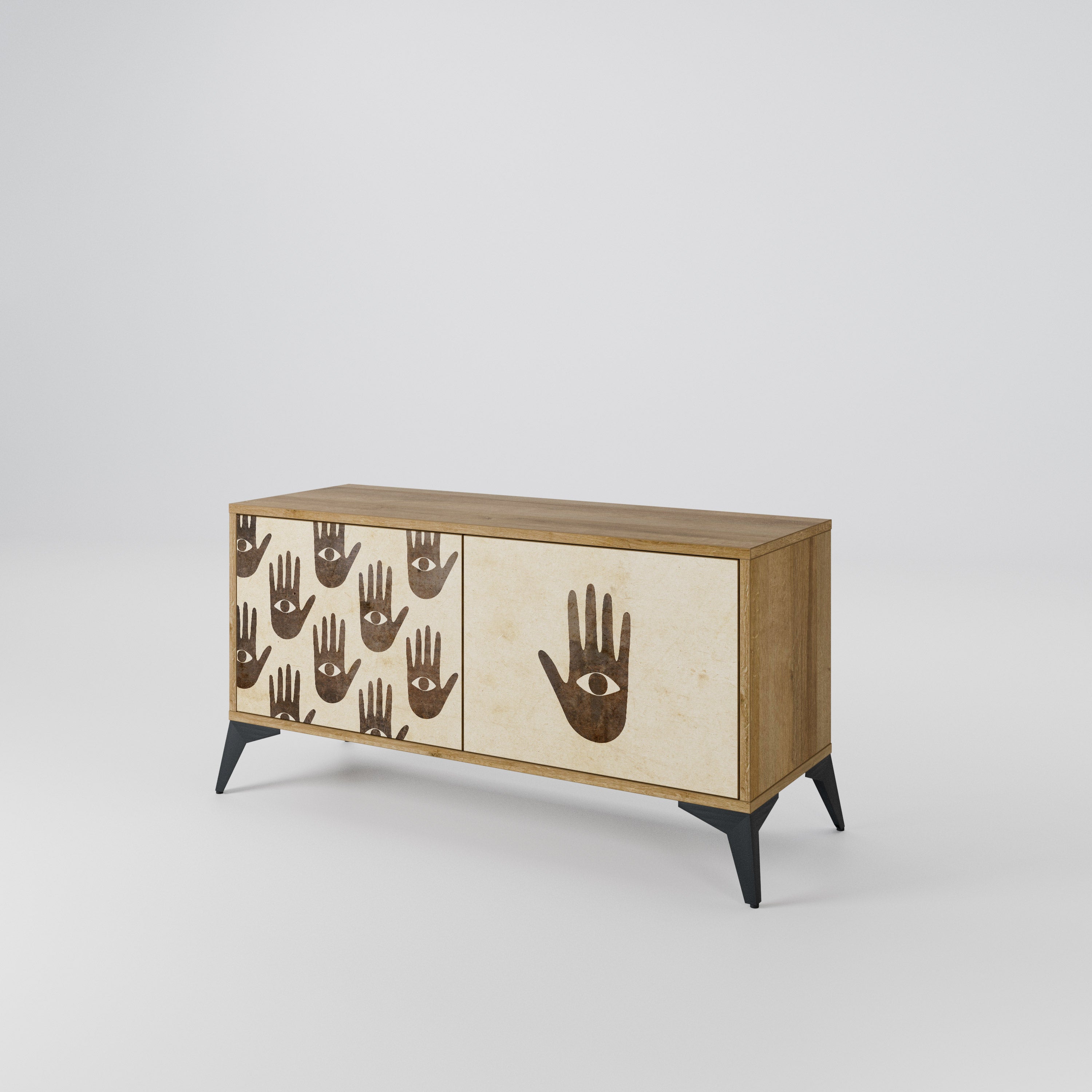 SEE MORE Συμπαγές έπιπλο τηλεόρασης 2-θυρών