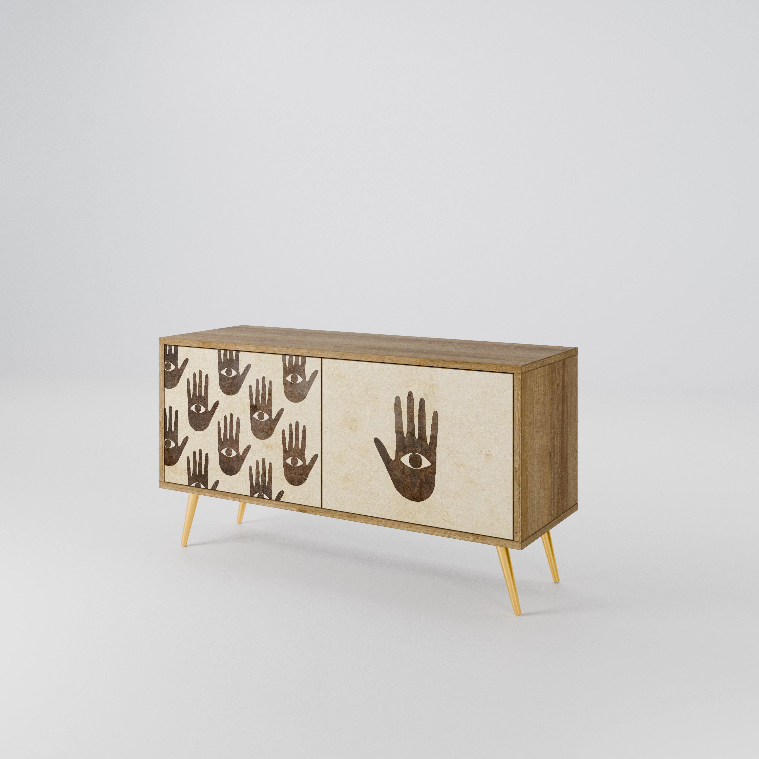 SEE MORE Συμπαγές έπιπλο τηλεόρασης 2-θυρών