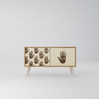 SEE MORE Compact 2-Door TV Cabinet