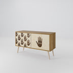 SEE MORE Compact 2-Door TV Cabinet