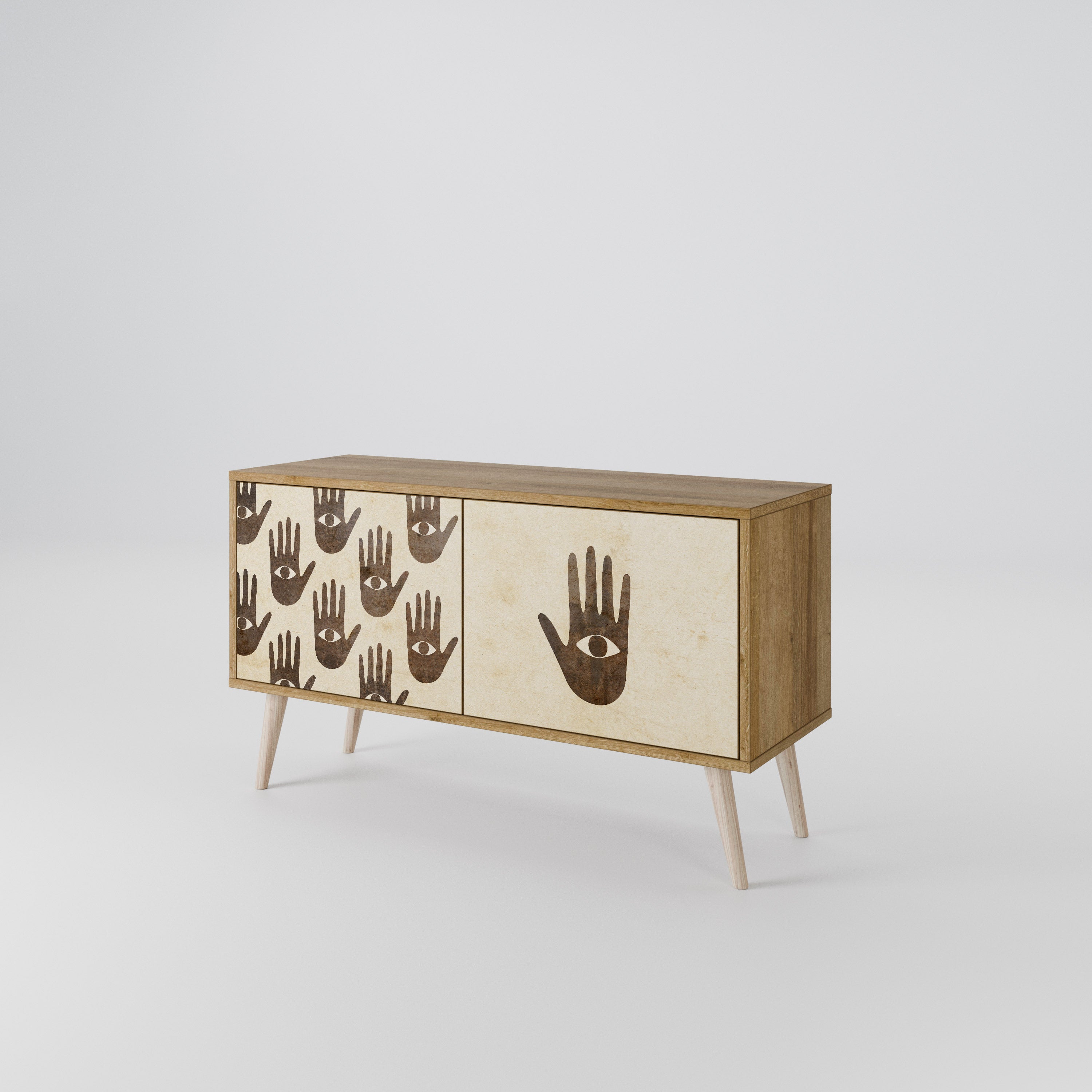 SEE MORE Συμπαγές έπιπλο τηλεόρασης 2-θυρών