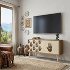 SEE MORE Compact 2-Door TV Cabinet