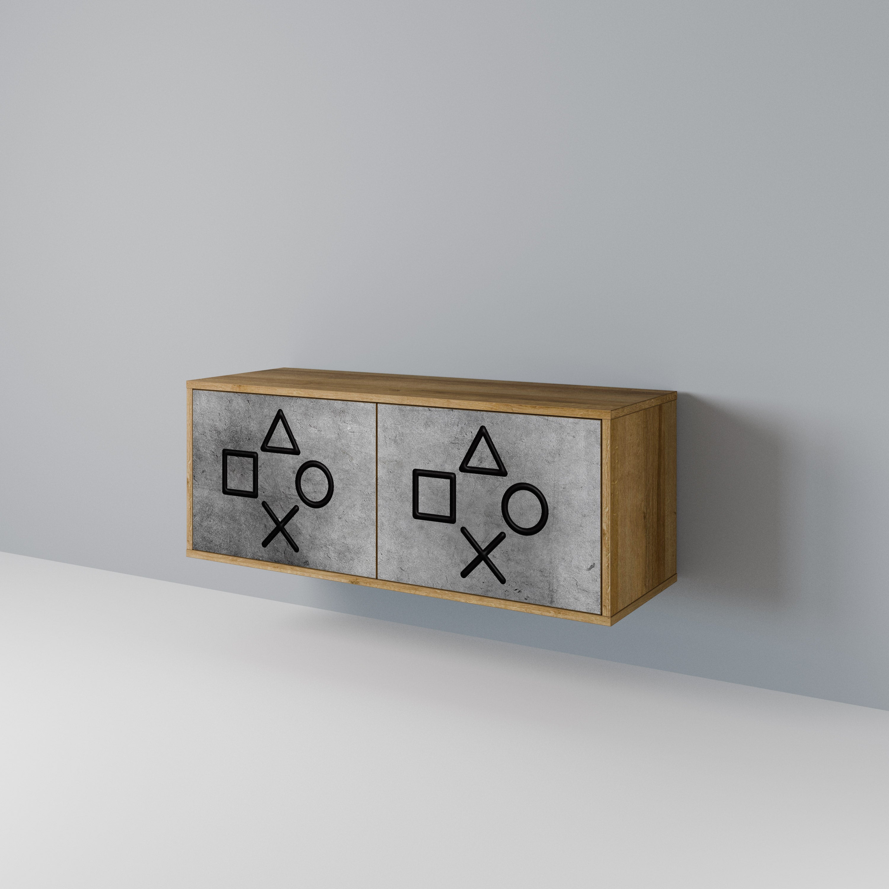 GAMER CHOICE Συμπαγές έπιπλο τηλεόρασης 2-θυρών