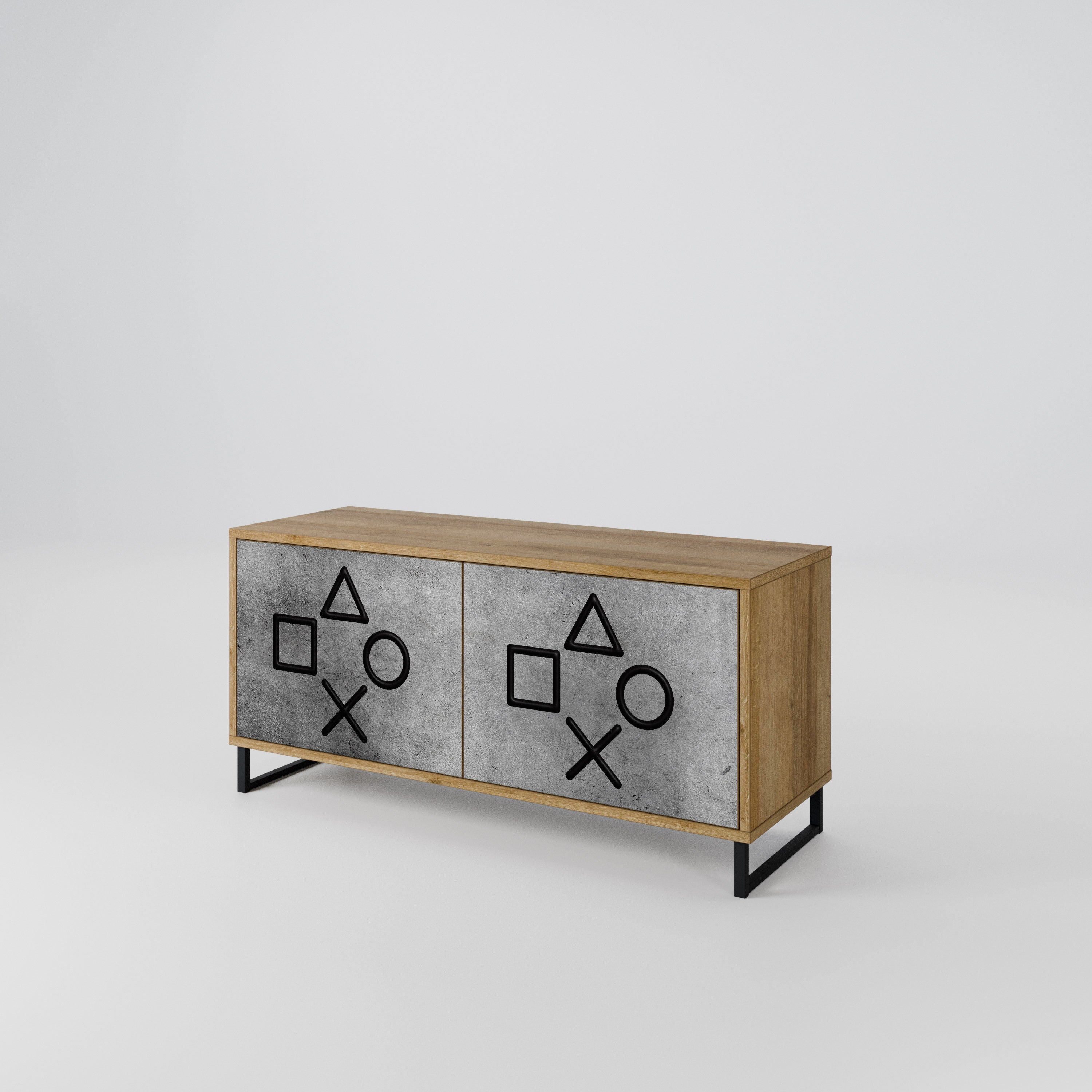 GAMER CHOICE Συμπαγές έπιπλο τηλεόρασης 2-θυρών