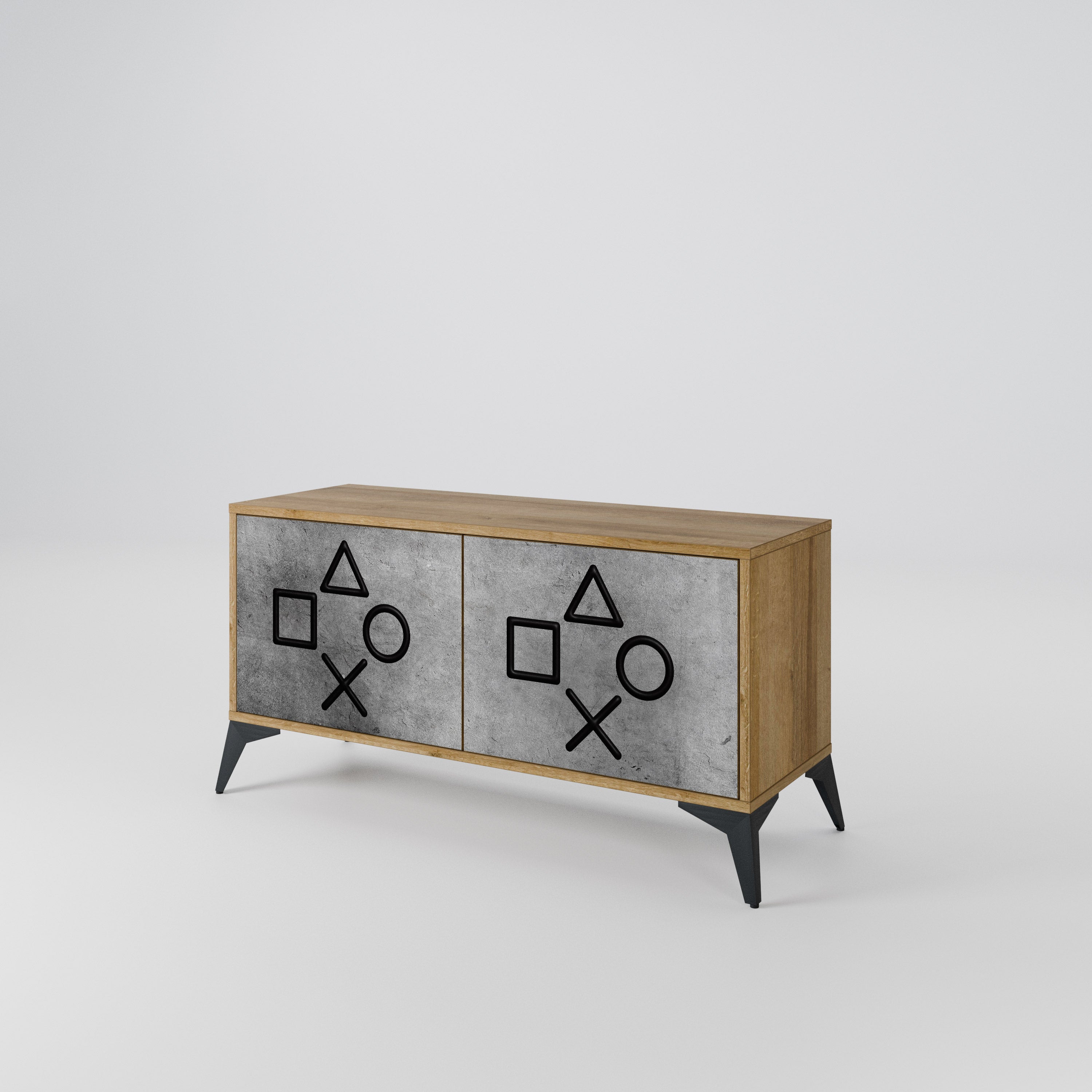 GAMER CHOICE Συμπαγές έπιπλο τηλεόρασης 2-θυρών