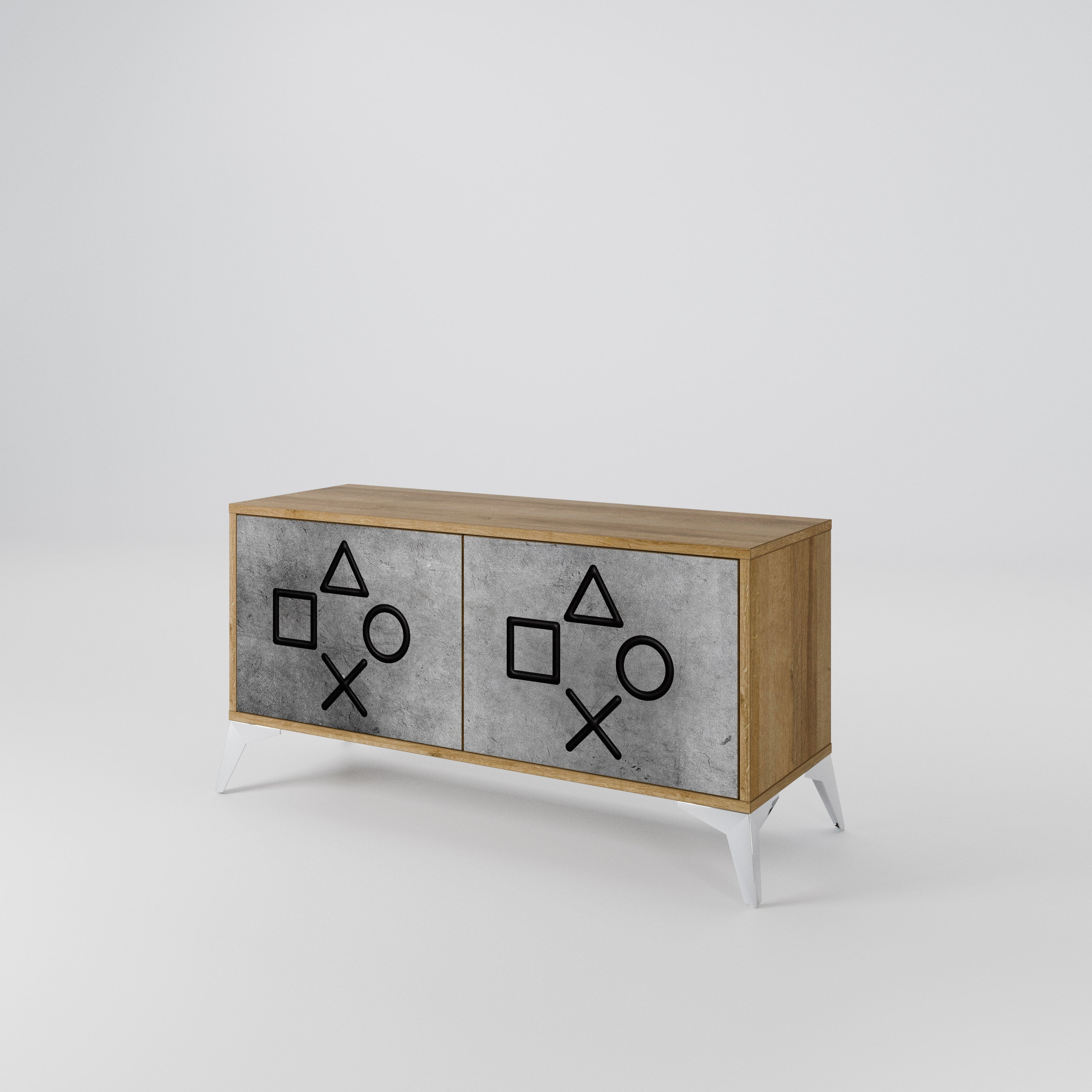 GAMER CHOICE Συμπαγές έπιπλο τηλεόρασης 2-θυρών