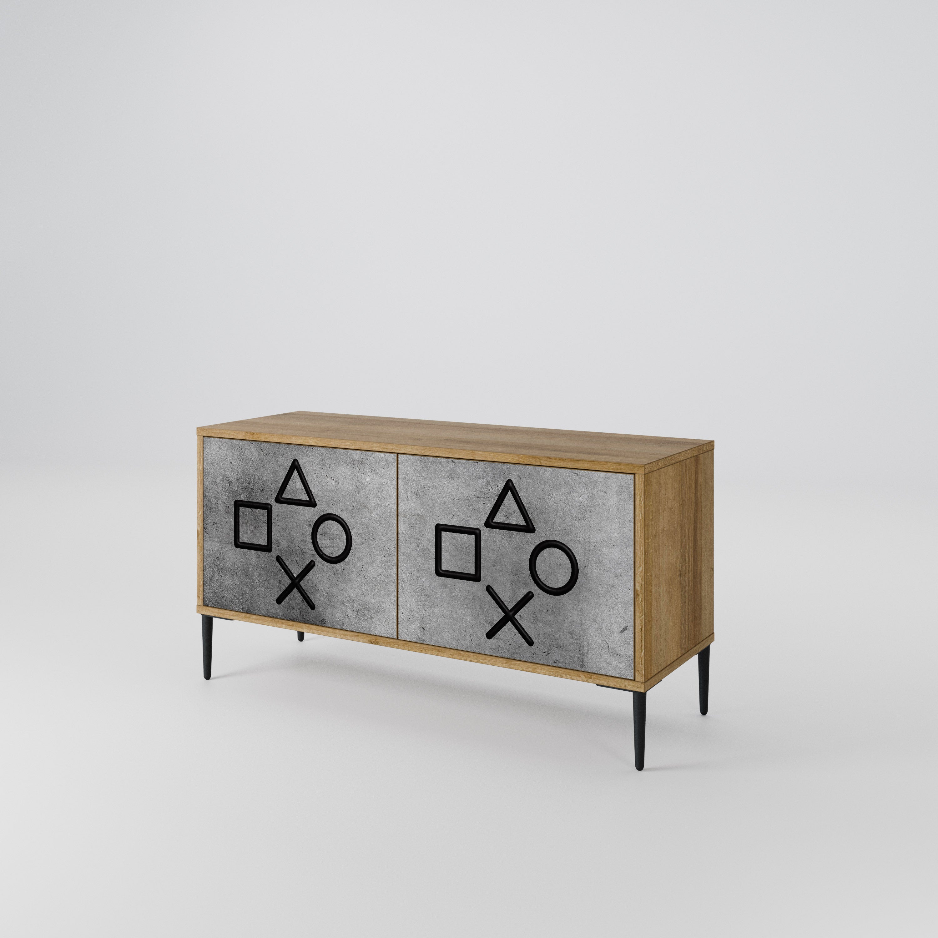 GAMER CHOICE Συμπαγές έπιπλο τηλεόρασης 2-θυρών