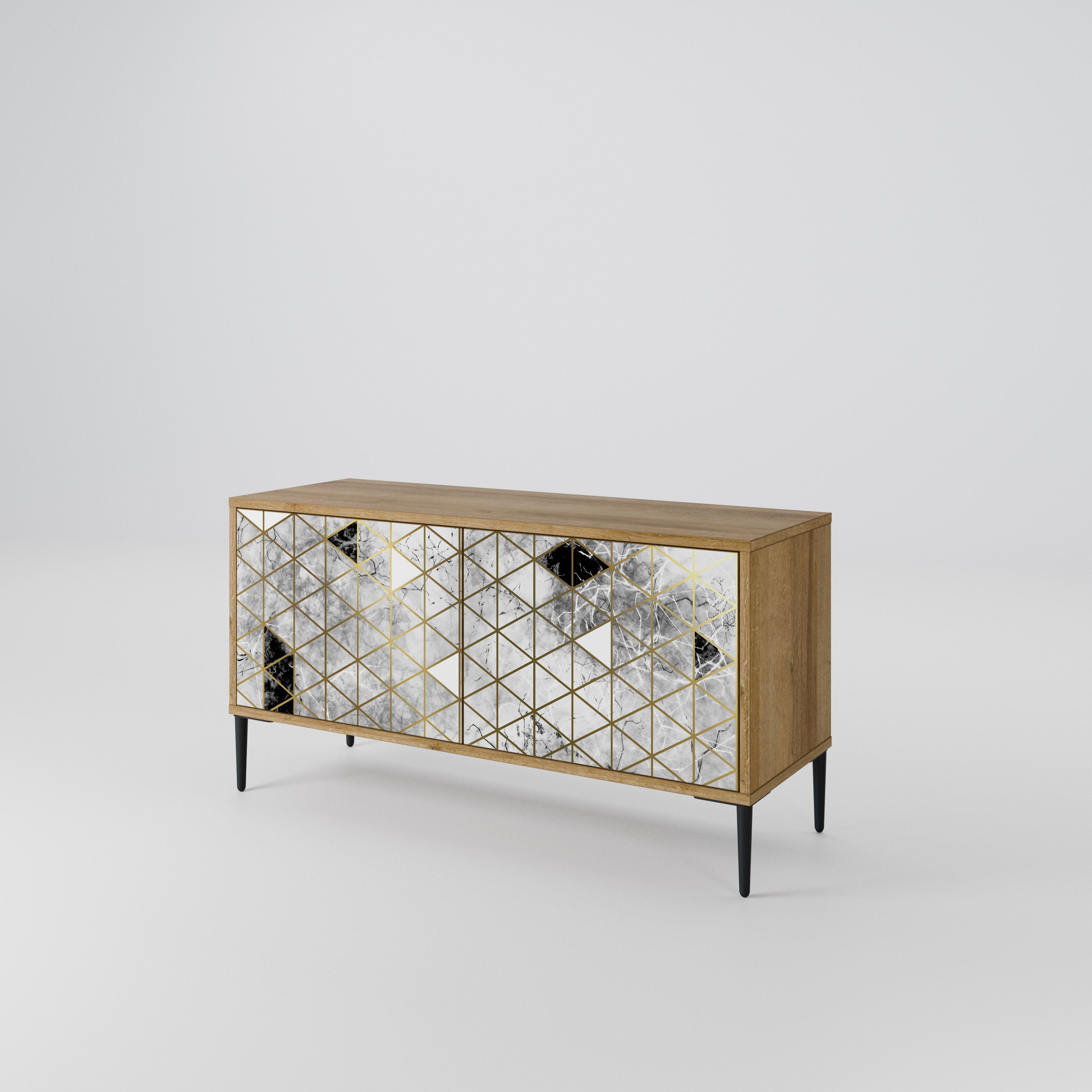 ASHEN ARIA Συμπαγές έπιπλο τηλεόρασης 2-θυρών