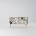 ASHEN ARIA Συμπαγές έπιπλο τηλεόρασης 2-θυρών