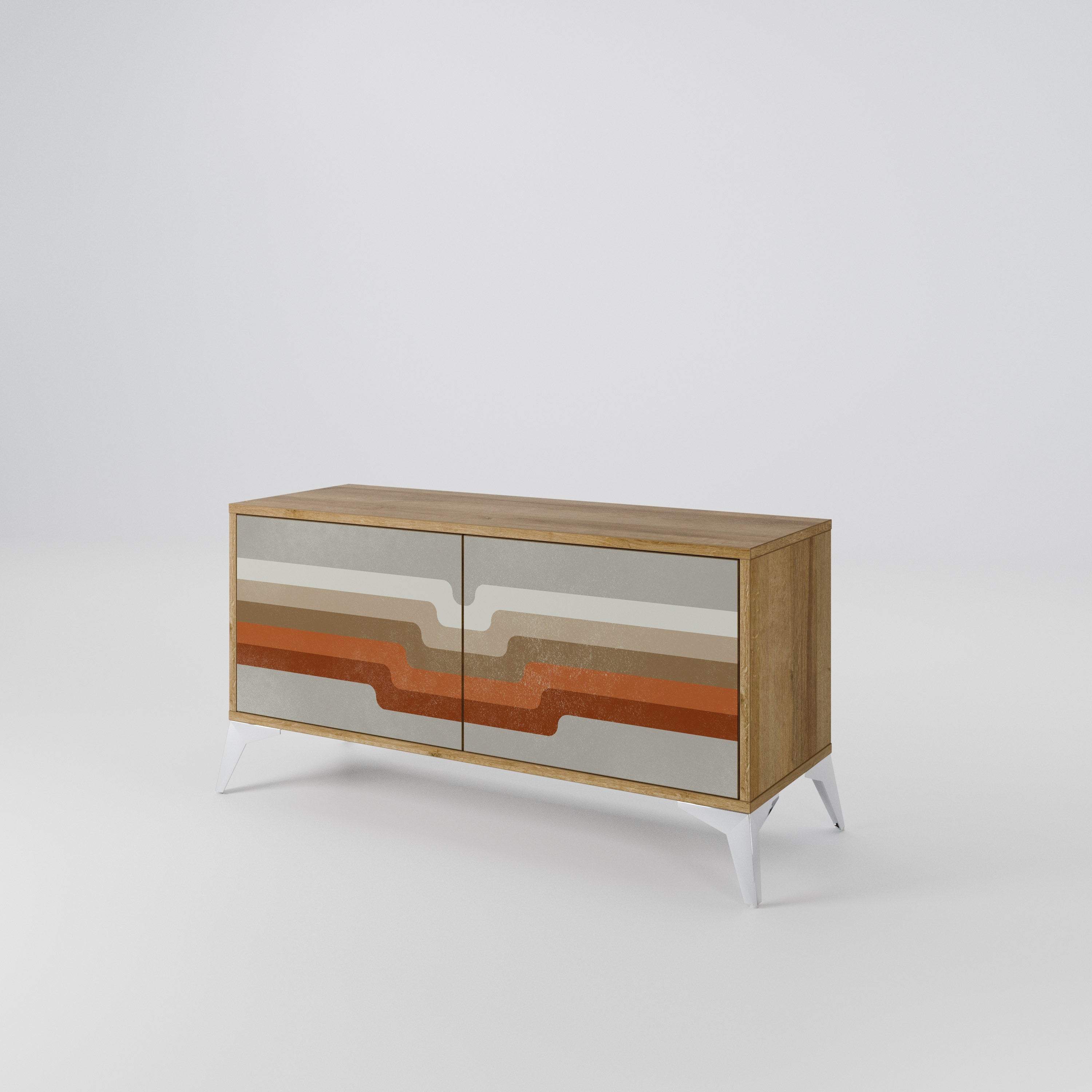 PECULIAR TRAIL Συμπαγές έπιπλο τηλεόρασης 2-θυρών