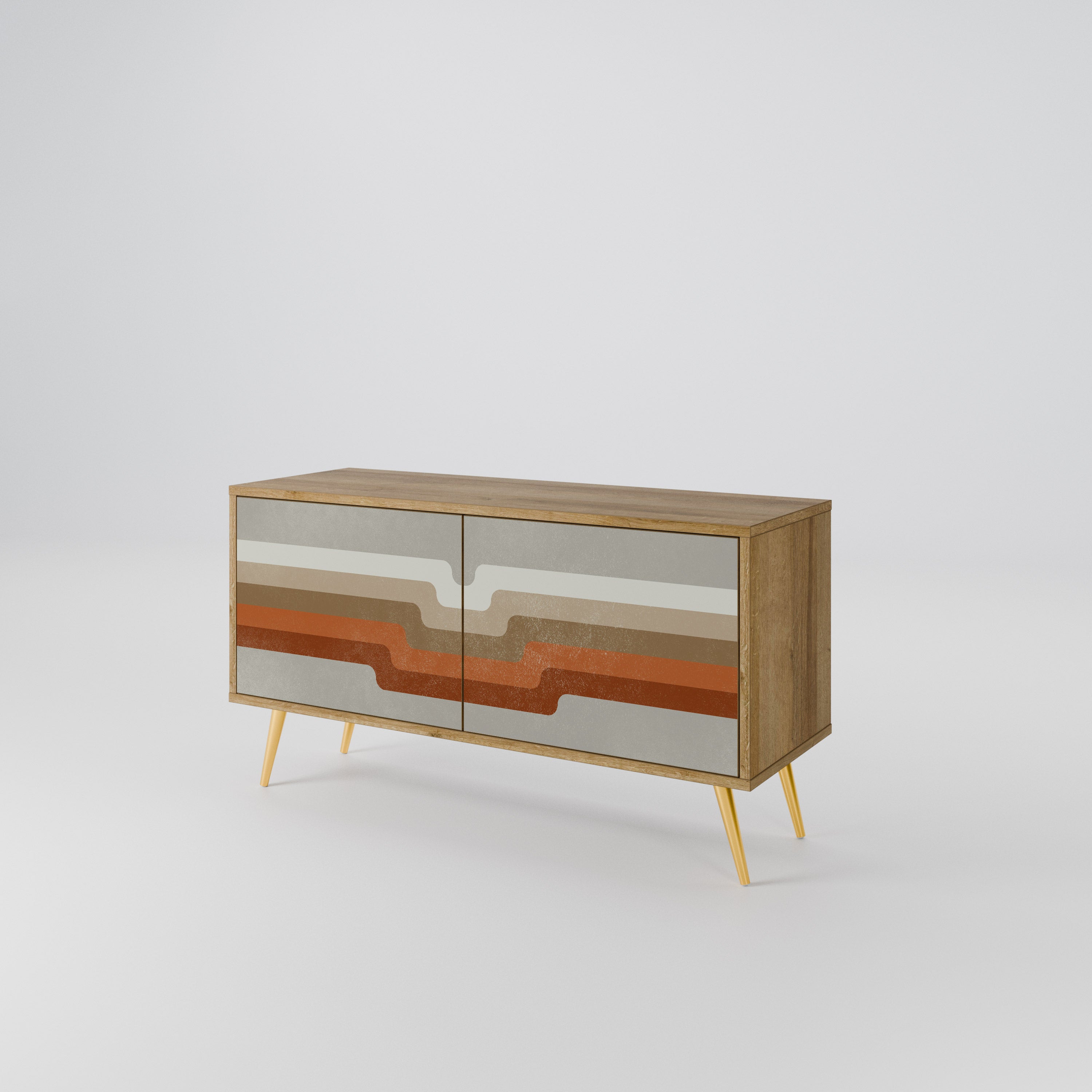 PECULIAR TRAIL Συμπαγές έπιπλο τηλεόρασης 2-θυρών