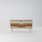 PECULIAR TRAIL Συμπαγές έπιπλο τηλεόρασης 2-θυρών