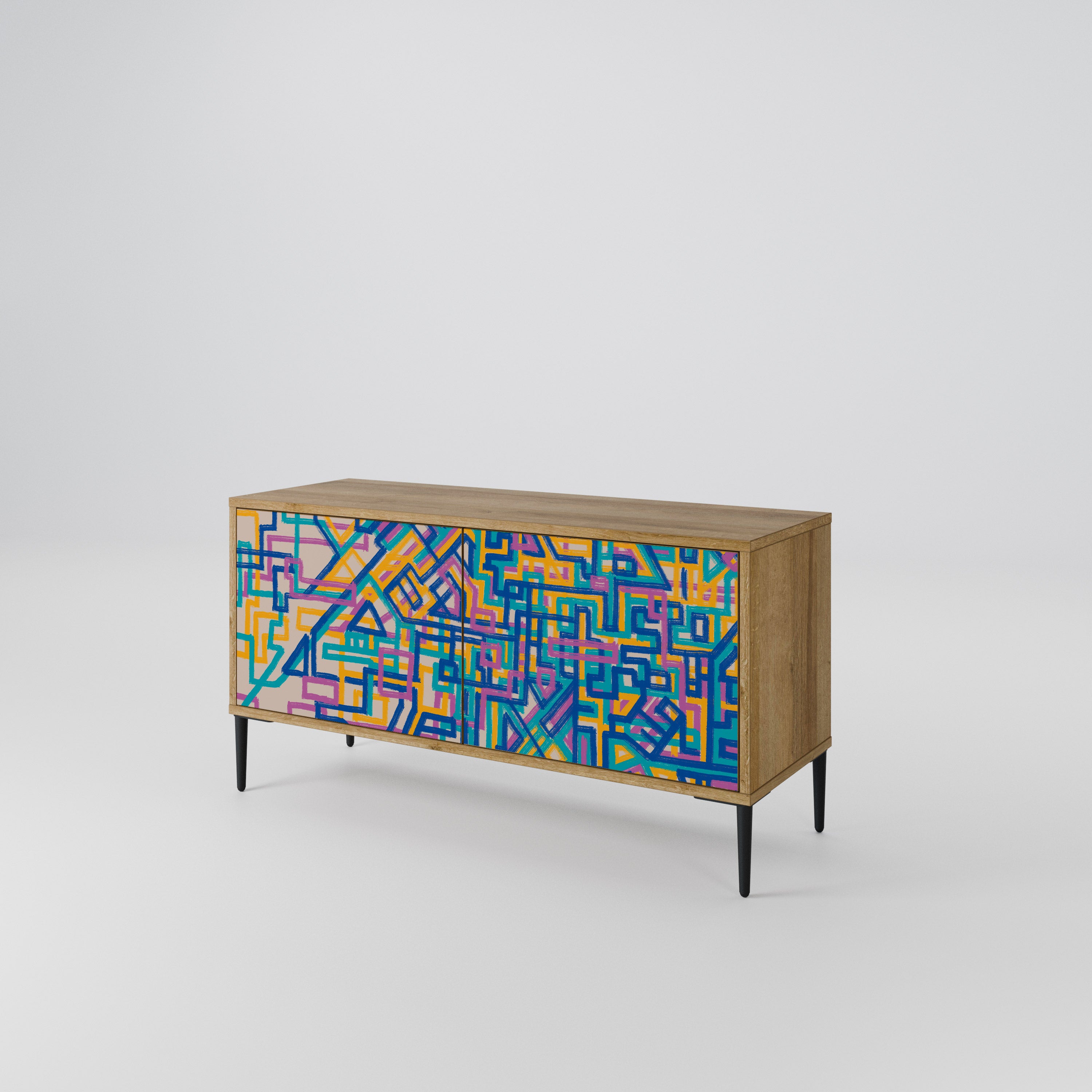 MEMORIES MAP Συμπαγές έπιπλο τηλεόρασης 2-θυρών