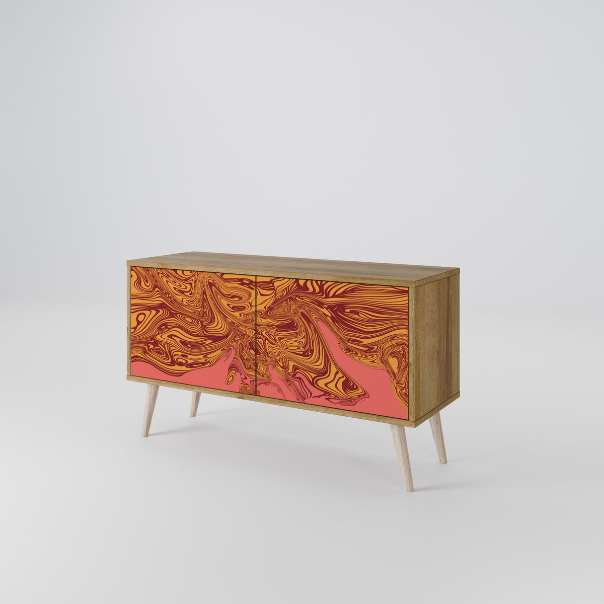 FLOATING THOUGHTS Compact 2-Door TV Cabinet