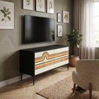 EXCEPTIONAL STREAM Compact 2-Door TV Cabinet