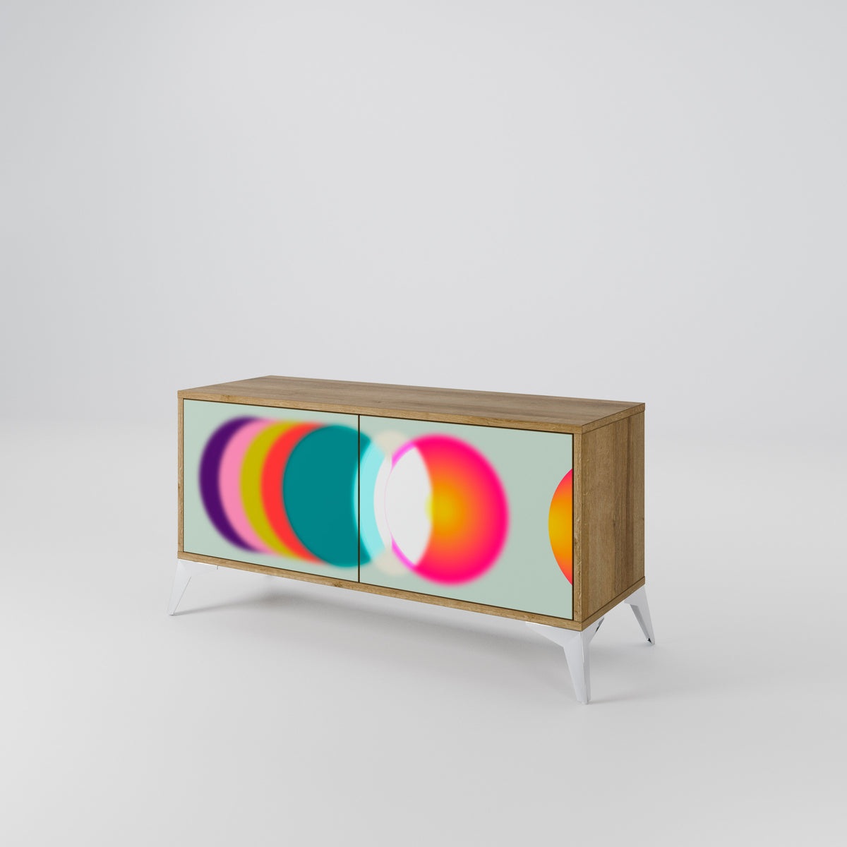 SYMPHONY OF COLORS Compact 2-Door TV Cabinet