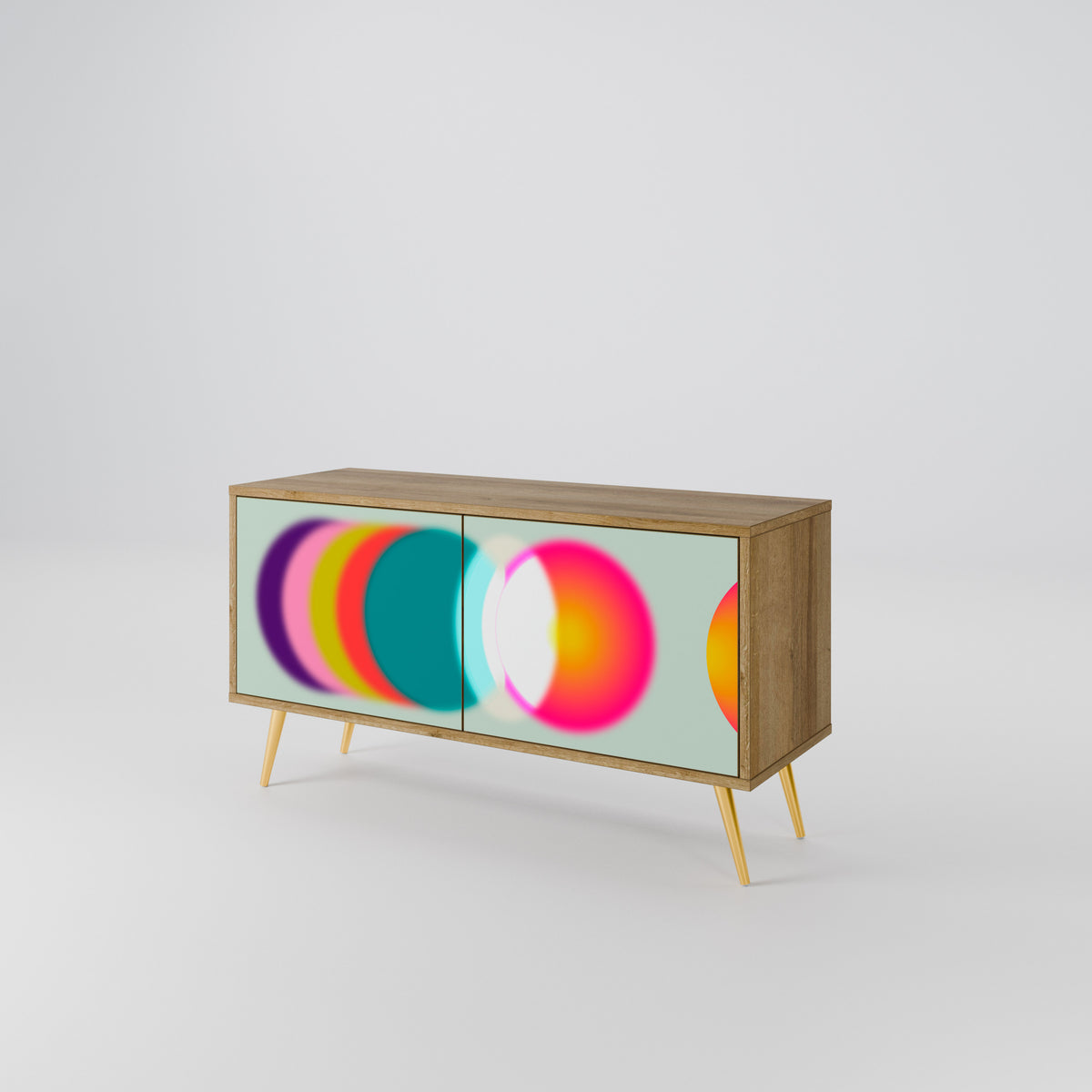 SYMPHONY OF COLORS Compact 2-Door TV Cabinet