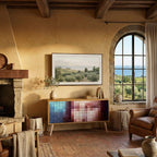 CONSTRUCTIVE ART Compact 2-Door TV Cabinet