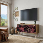 FLORAL WHISPER Compact 2-Door TV Cabinet