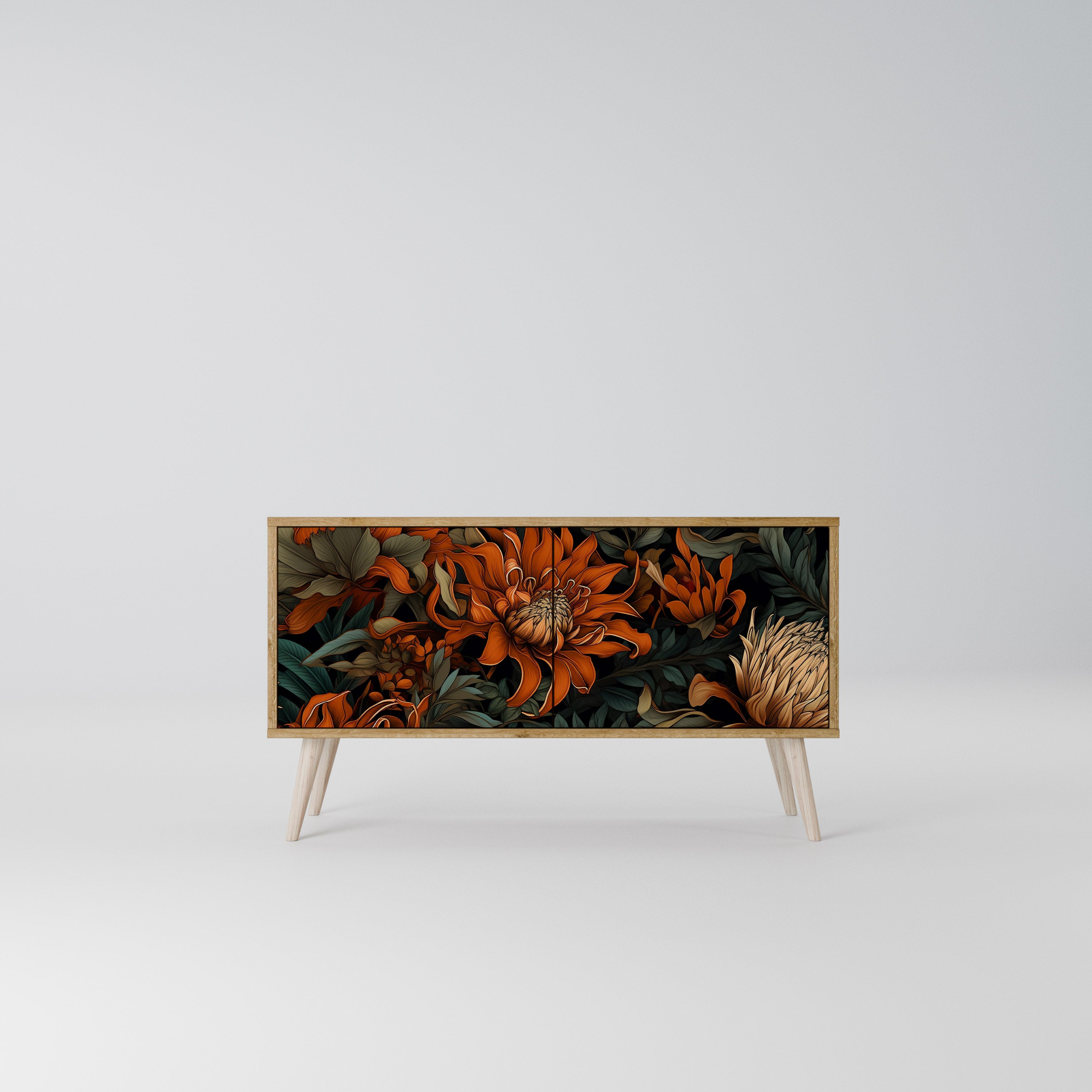 DAWN BLOOM Συμπαγές έπιπλο τηλεόρασης 2-θυρών