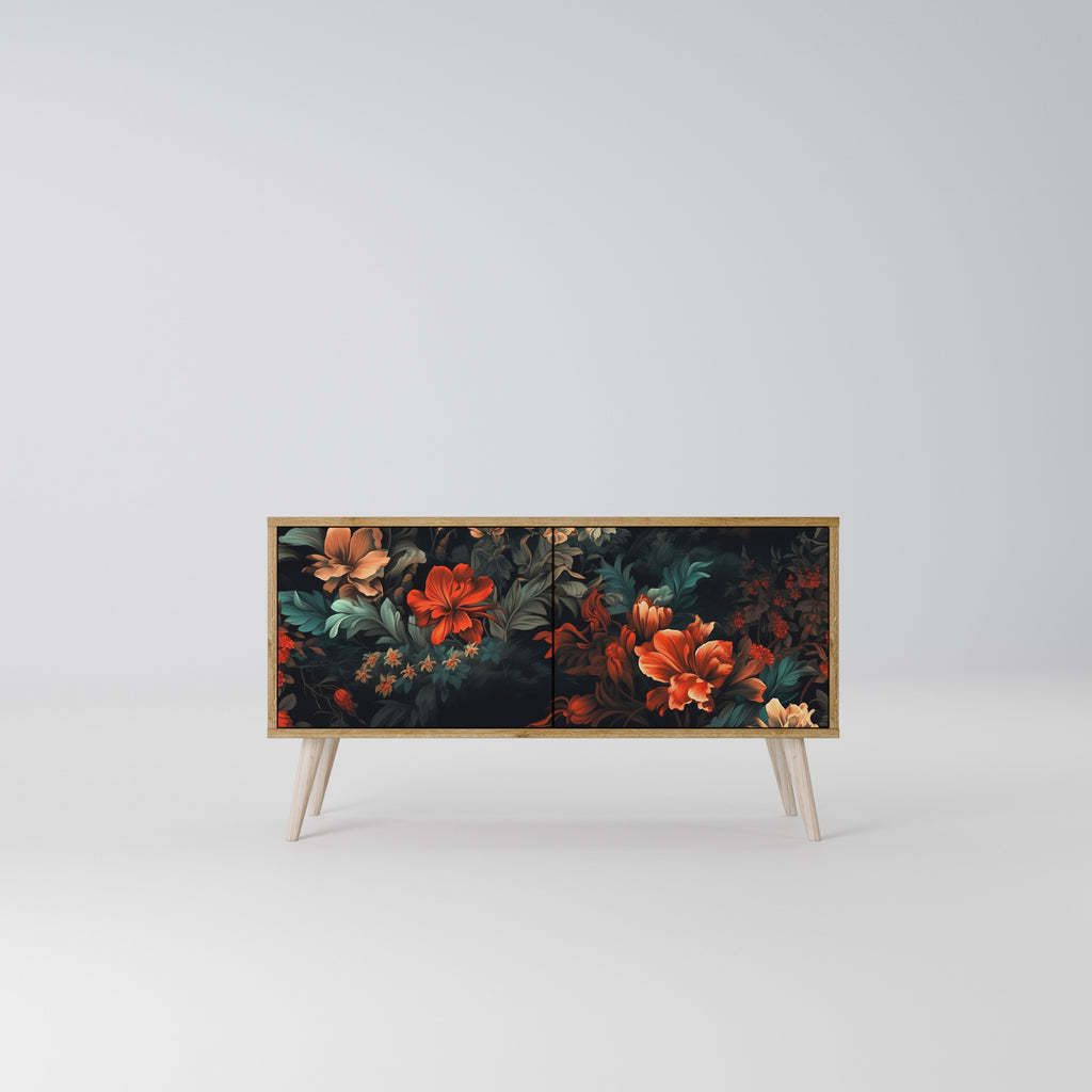 IMAGINARY BLOSSOM Compact 2-Door TV Cabinet