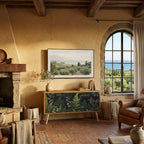 FERN FLOWERS Συμπαγές έπιπλο τηλεόρασης 2-θυρών