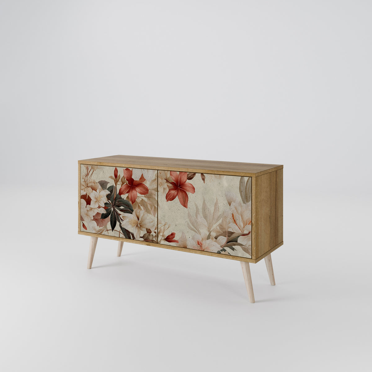 PETAL HARMONY Compact 2-Door TV Cabinet
