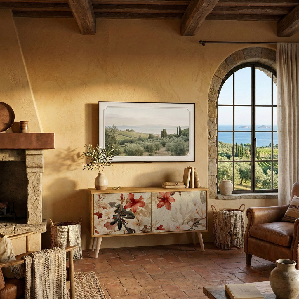 PETAL HARMONY Συμπαγές έπιπλο τηλεόρασης 2-θυρών