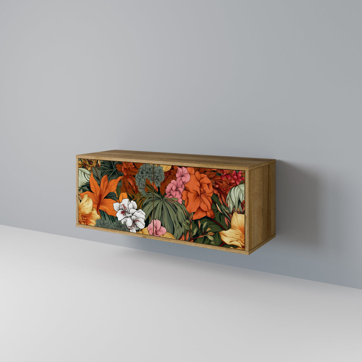 RADIANT FLORA Συμπαγές έπιπλο τηλεόρασης 2-θυρών