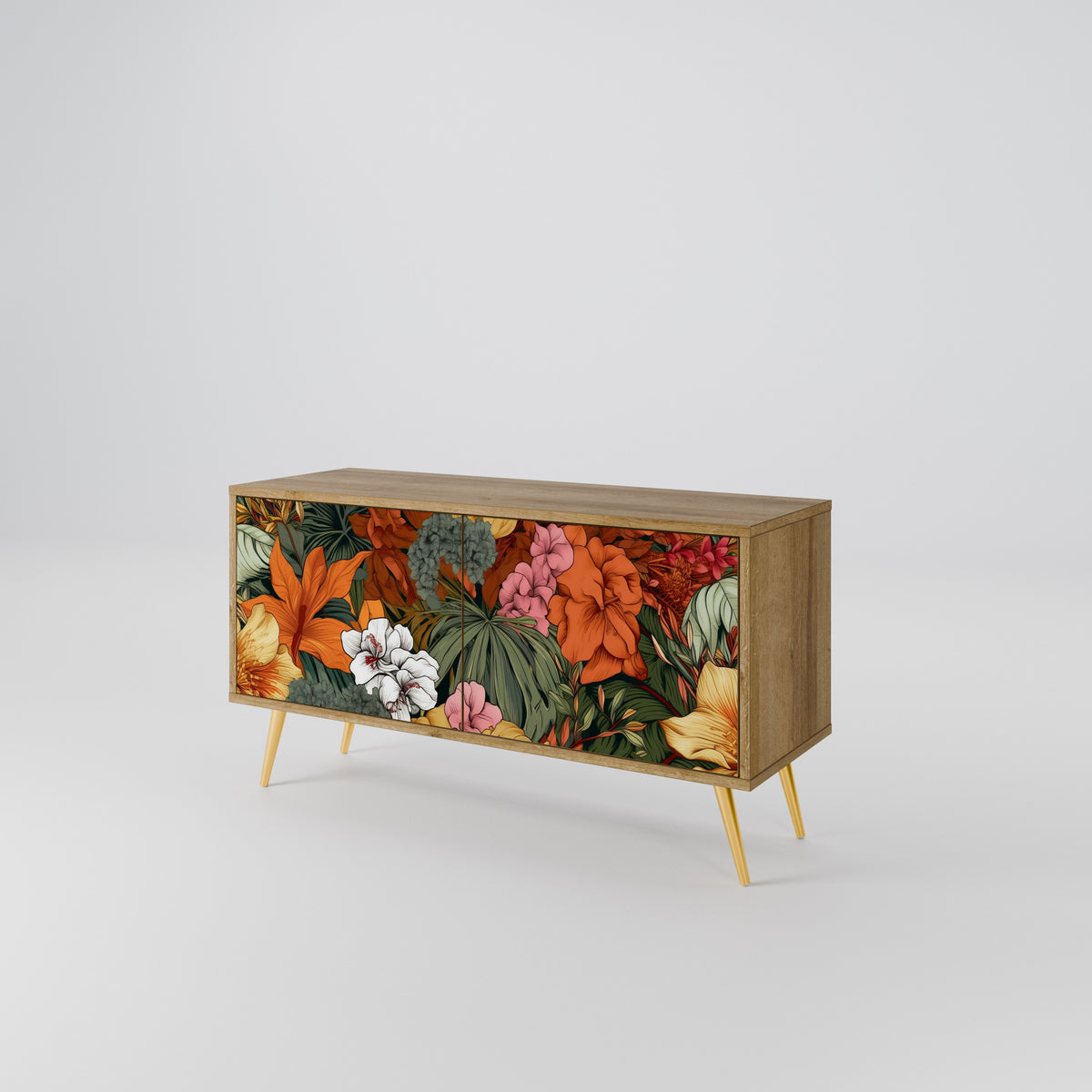 RADIANT FLORA Συμπαγές έπιπλο τηλεόρασης 2-θυρών