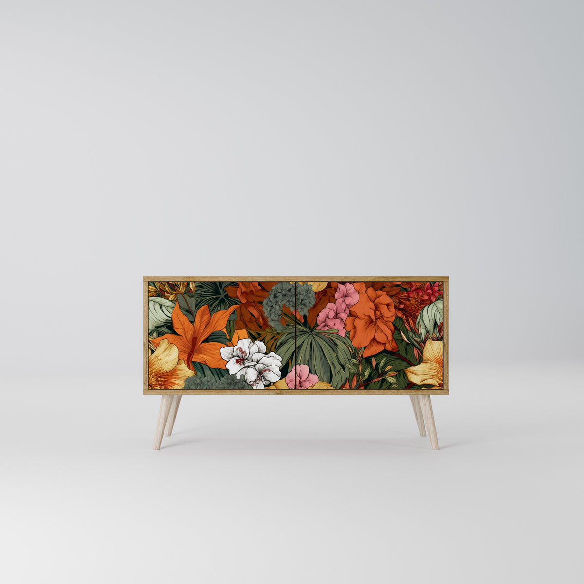 RADIANT FLORA Συμπαγές έπιπλο τηλεόρασης 2-θυρών