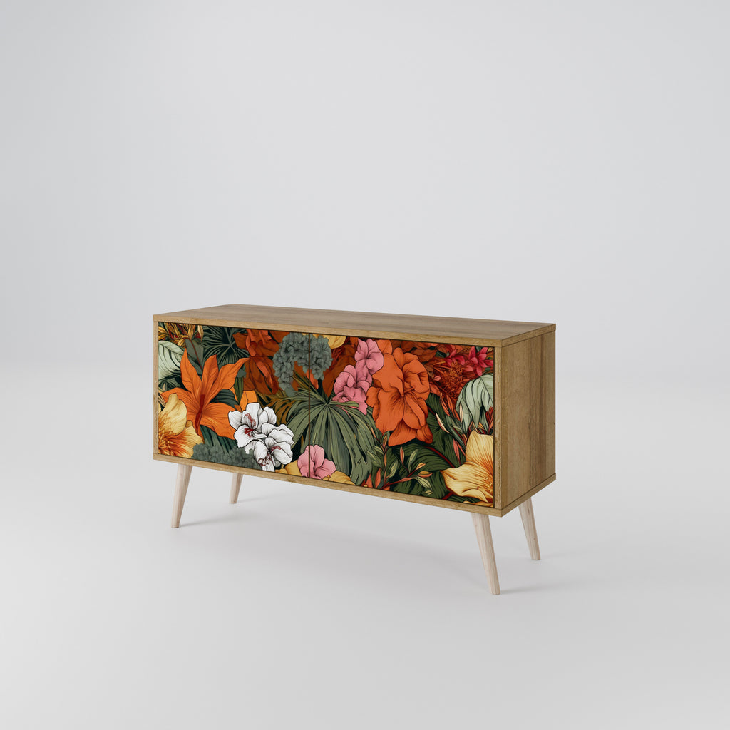 RADIANT FLORA Συμπαγές έπιπλο τηλεόρασης 2-θυρών