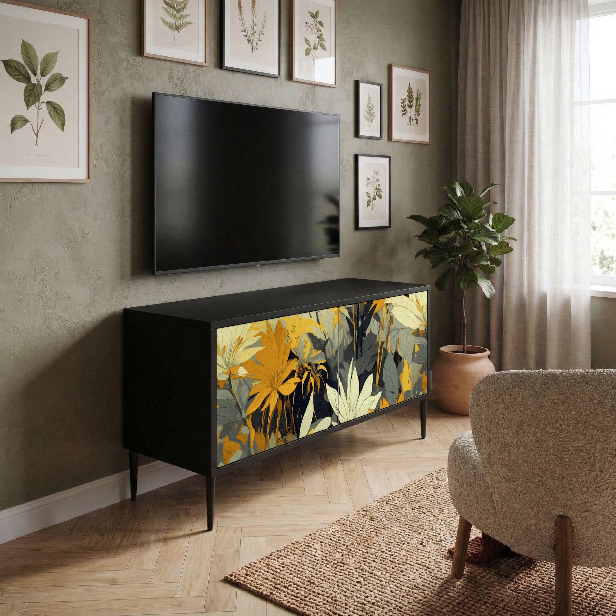 SUNKISSED LILY Compact 2-Door TV Cabinet