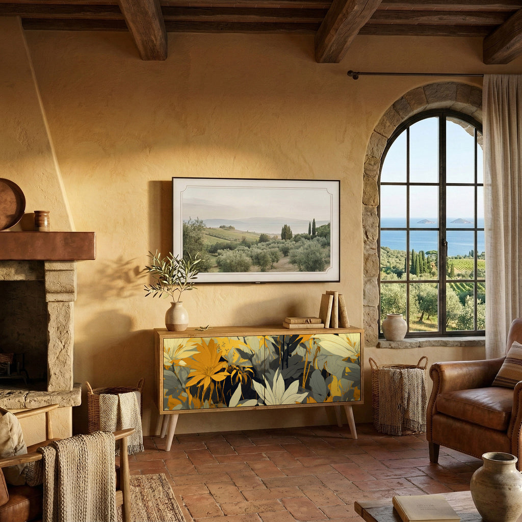 SUNKISSED LILY Compact 2-Door TV Cabinet