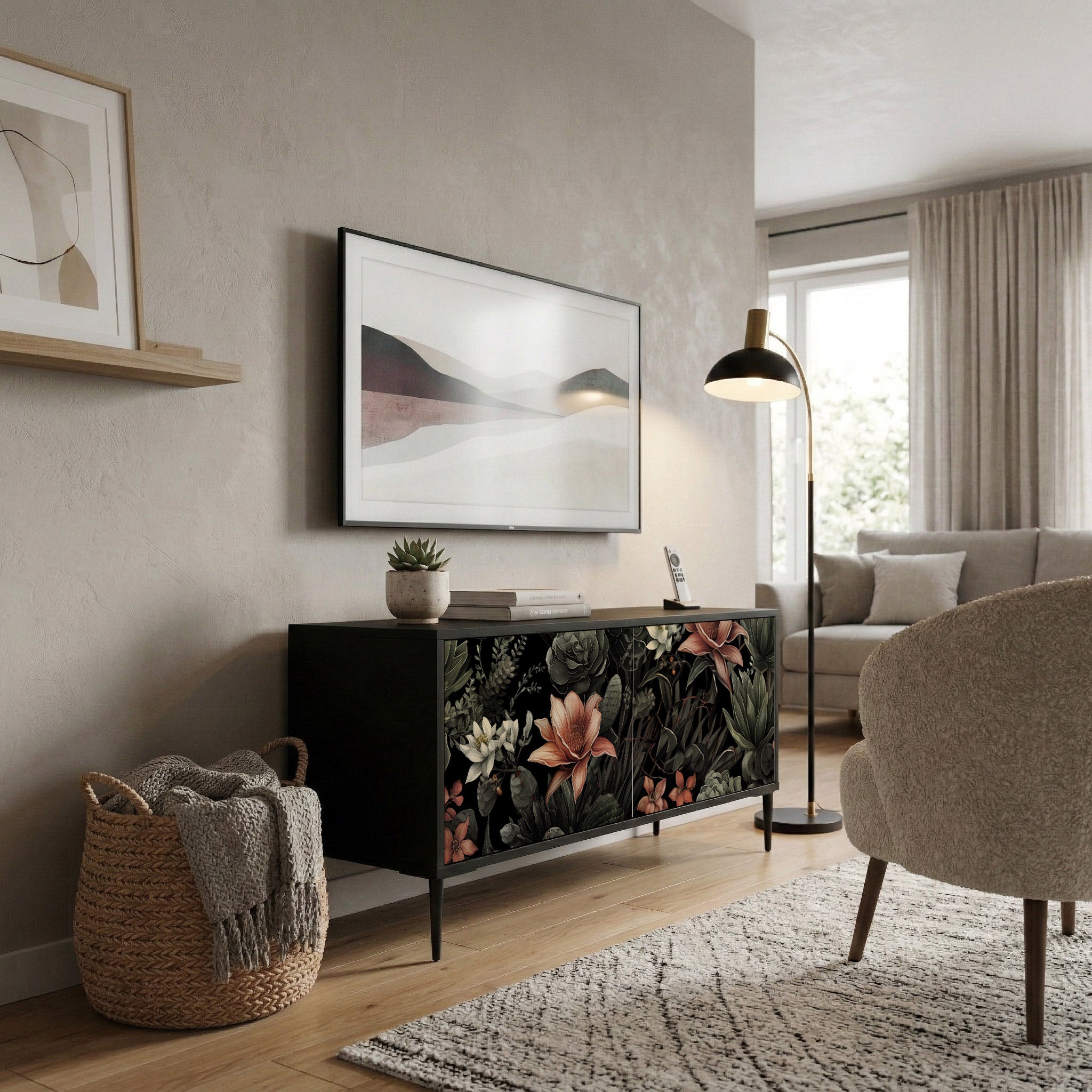 SECRET VERDURE Συμπαγές έπιπλο τηλεόρασης 2-θυρών