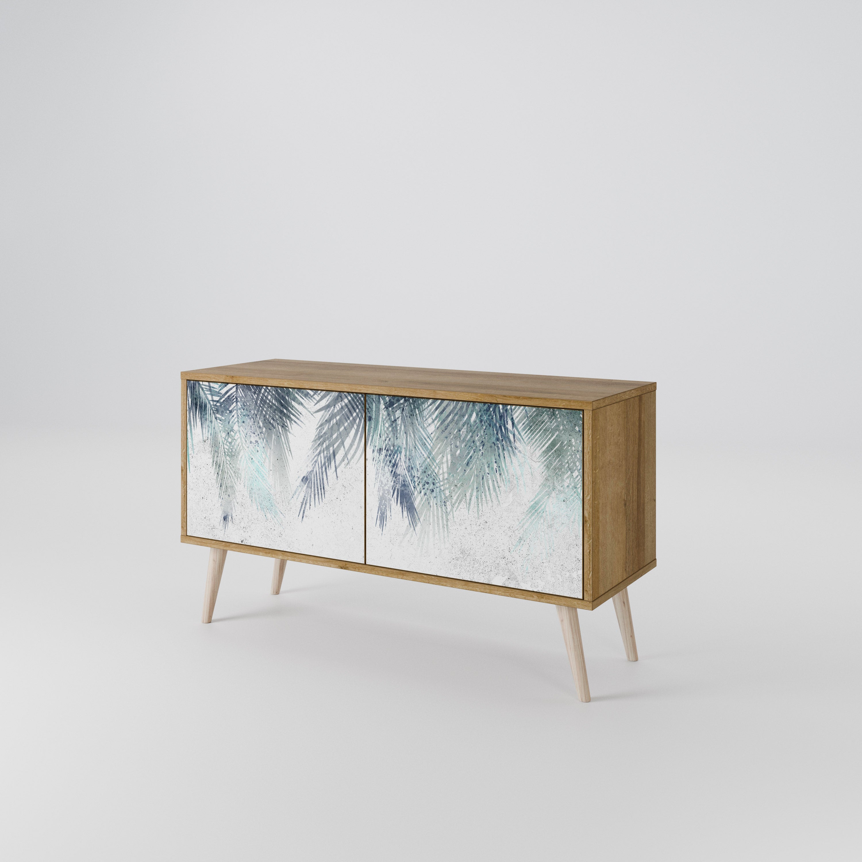 PALM VEIL Συμπαγές έπιπλο τηλεόρασης 2-θυρών